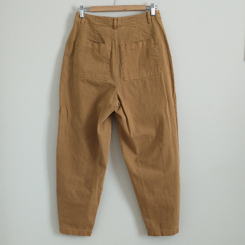 UNIVERSAL THREAD Women's High Rise Tan Barrel Pants. Size-8 - Picture 8 of 16
